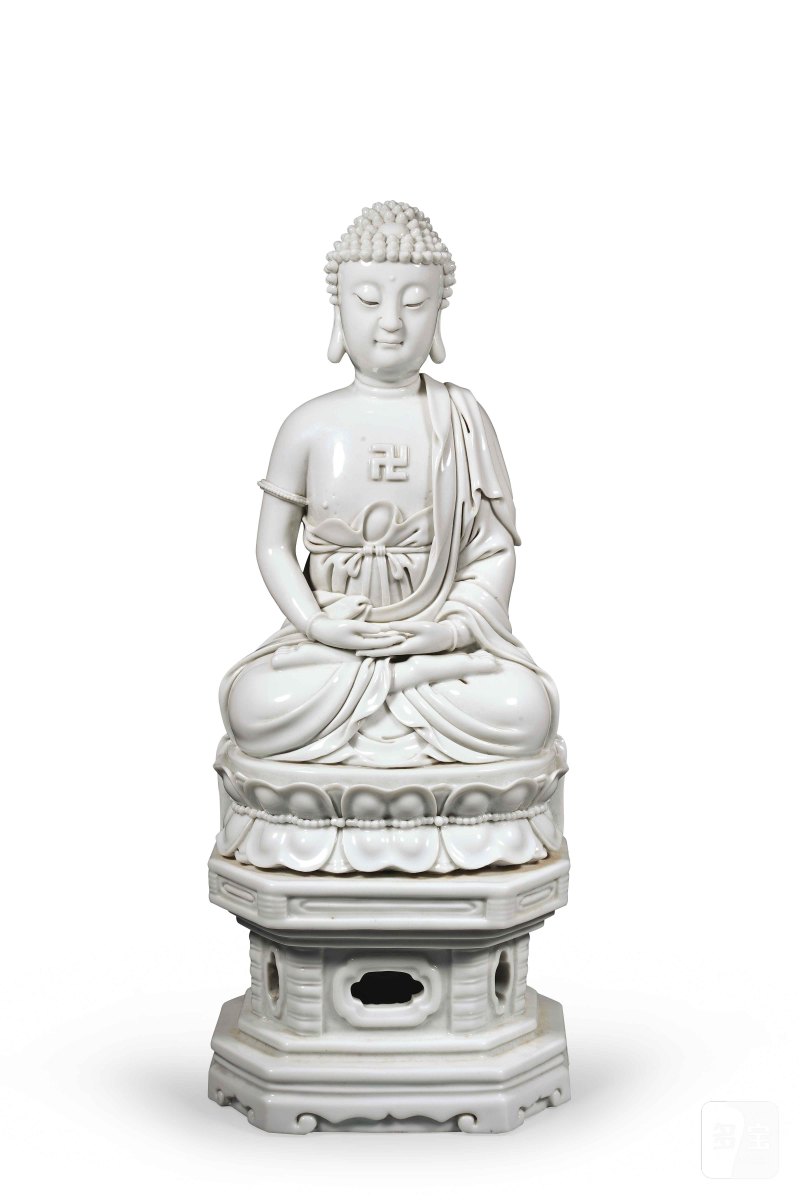 清 德化窑释迦牟尼座像